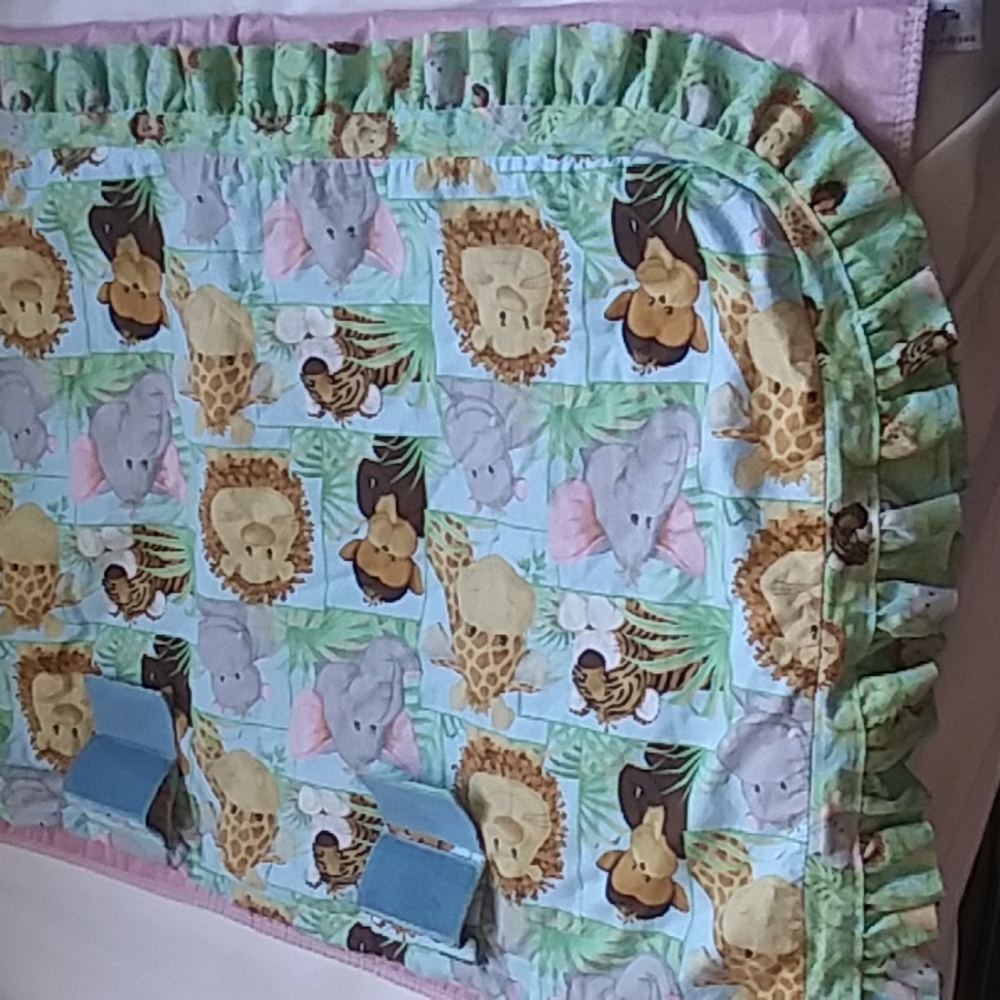 New handcrafted. Infant carrier cover with layette snuggie